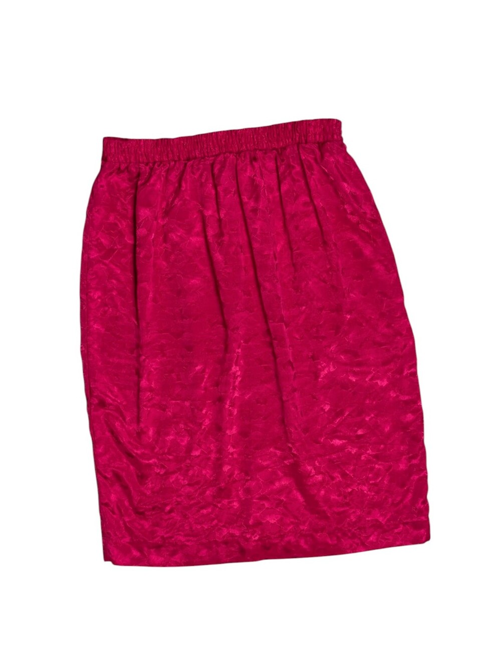 80s Andrea Gayle Women's Fuchsia Pull-On Skirt Size 12